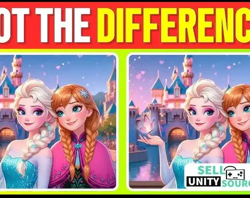 999 Differences Master – Hidden Picture Adventure – 2025 Complete Unity Projects – SellUnitySourceCode.com