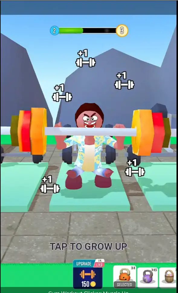Gym Workout Clicker: Muscle Up SellUnitySourceCode - Image 2