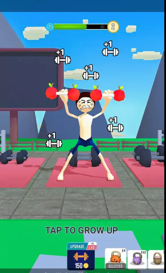Gym Workout Clicker: Muscle Up SellUnitySourceCode - Image 3