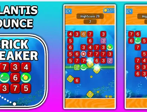 Brick Breaker Game SellUnitySourceCode
