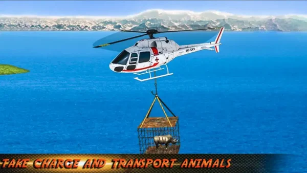 Animal Helicopter Sea Transport – Wild Rescue Simulator – SellUnitySourceCode.com - Image 4