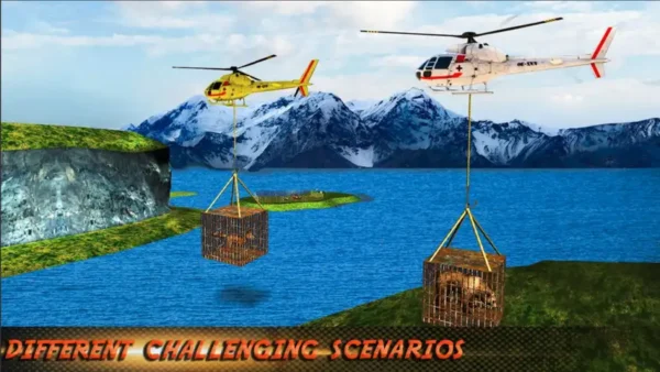 Animal Helicopter Sea Transport – Wild Rescue Simulator – SellUnitySourceCode.com - Image 6