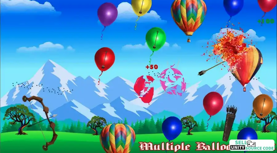 NEW Archery Master Balloons Shooter 3D – Arrow King Unity Game – SellUnitySourceCode.com - Image 4