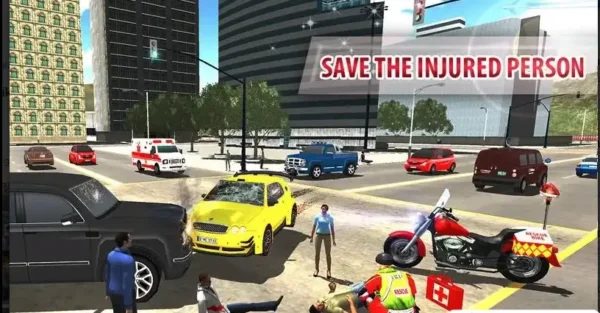 Real 911 Rescue Bike Hero – City Ambulance Rider 3D | 2025 Complete Unity Projects – SellUnitySourceCode.com - Image 7
