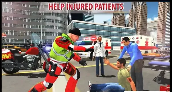Real 911 Rescue Bike Hero – City Ambulance Rider 3D | 2025 Complete Unity Projects – SellUnitySourceCode.com - Image 10