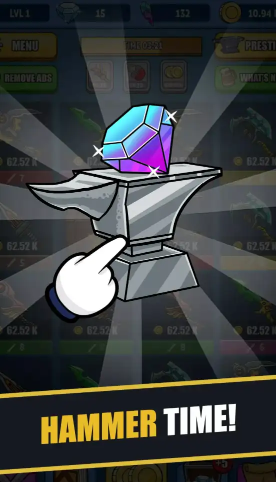 NEW Idle Blacksmith – Merge & Forge Blades - SellUnitySourceCode.com - Image 7