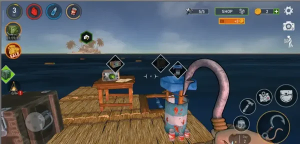 New Ocean Nomad | Raft Survival  Complete Unity Projects - SellUnitySourceCode.com - Image 6