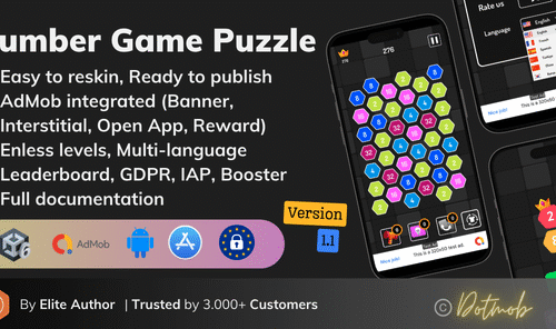 Number Game Puzzle – SellUnitySourceCode