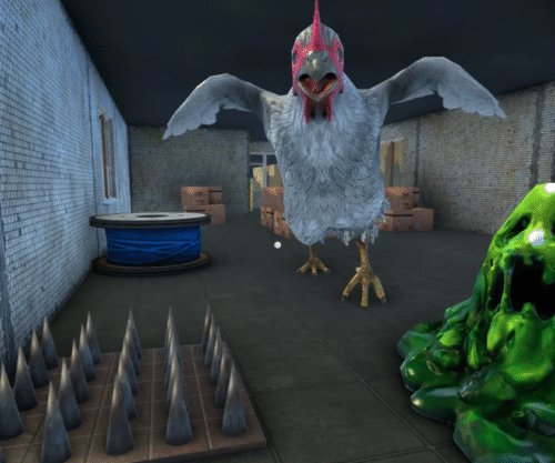 Evil Chicken: Scary Escape