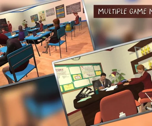 Virtual Mom High School Teacher Family Fun Time SellUnitySourceCode