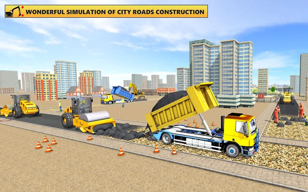 City Road Construction Simulator 3D SellUnitySourceCode - Image 10