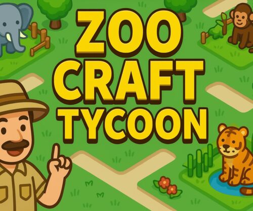 Zoo Craft Tycoon: Tap, Construct & Enhance
