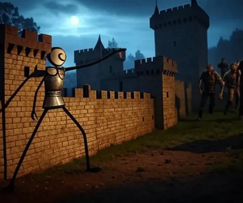 Stickman Castle Defense: Zombie Battle Simulator SellUnitySourceCode