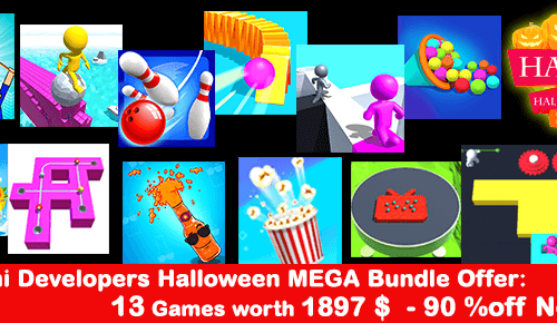 Nimmi Developers Halloween MEGA Bundle Offer: 13 SellUnitySourceCode