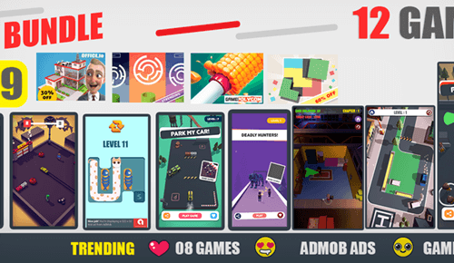 GAMEPOLYGON BIG Bundle Offer: 12 Games SellUnitySourceCode