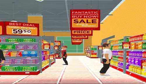 Mega Mall Cashier : Supermarket Grocery Shopping  SellUnitySourceCode