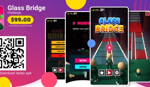 Glass Bridge Challenge | Trending game SellUnitySourceCode