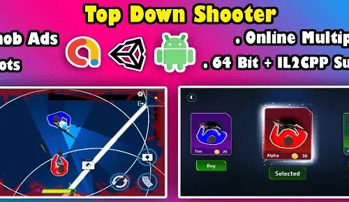 Top Down Shooter Online Multiplayer – SellUnitySourceCode