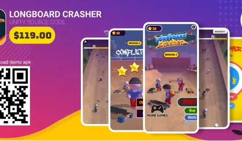 Longboard crasher SellUnitySourceCode