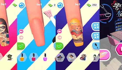 Superhero Nail Salon SellUnitySourceCode