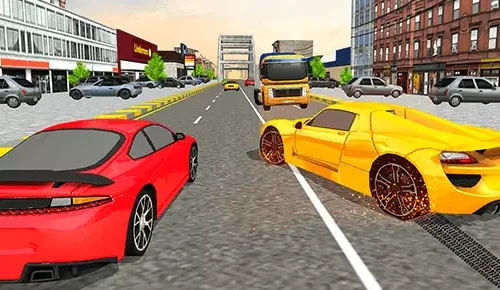 Xtreme Traffic Car Racing : Highway Driver SellUnitySourceCode