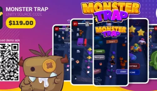 Monster Trap | Halloween special SellUnitySourceCode