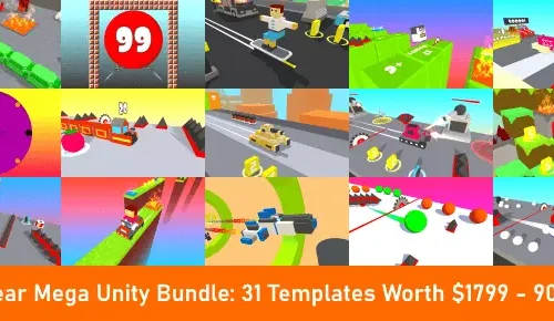 Clawbear Summer MEGA Unity Bundle: 31 Templates SellUnitySourceCode