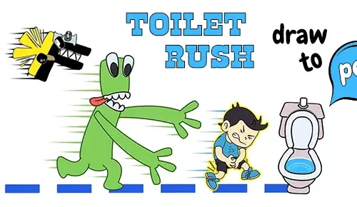 Toilet Rush – Draw to Toilet – Hot Hyper Casual Ga SellUnitySourceCode