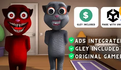 Talking Juan Scary Unity Game Talking Tom Clone SellUnitySourceCode
