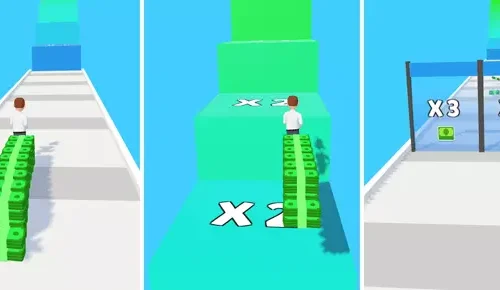 Money Stack Run 3D SellUnitySourceCode