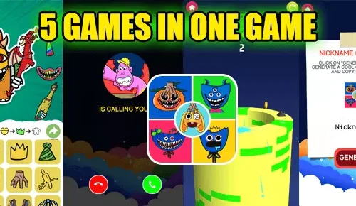 Monster Makeover + 4 More in One Game SellUnitySourceCode 