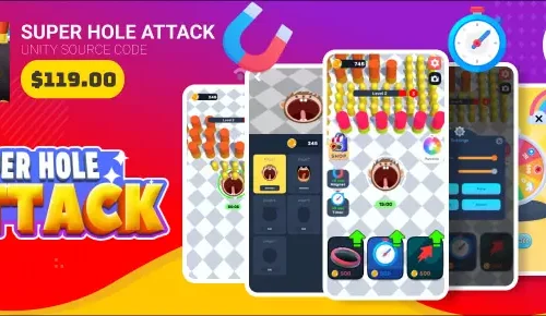 Super Hole Attack | Top trending game SellUnitySourceCode