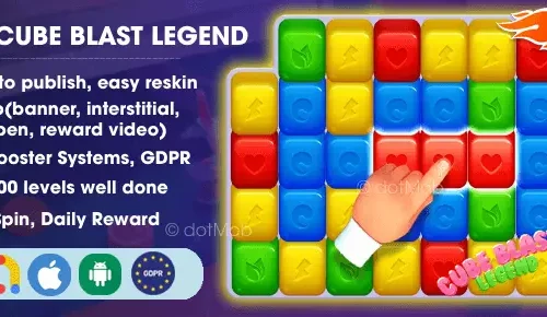 Toy Cube Blast Legend SellUnitySourceCode