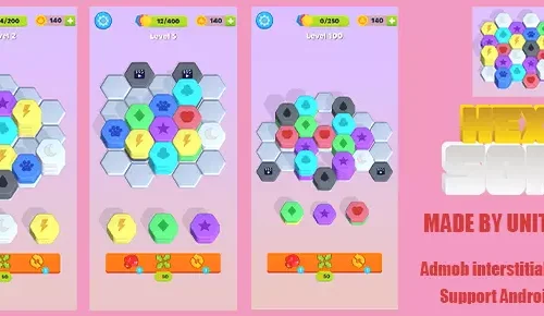 Hexa Sort Puzzle SellUnitySourceCode 