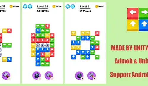 Tap Away Puzzle SellUnitySourceCode 