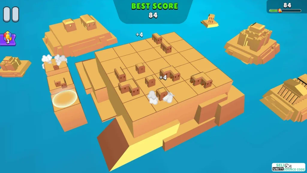 Fold The Block SellUnitySourceCode - Image 2