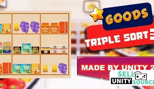 🧩 Goods Triple Sort 3D SellUnitySourceCode