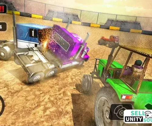 Tractor Pull Transporter 3D SellUnitySourceCode 