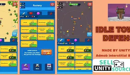 Idle Tower Defense SellUnitySourceCode