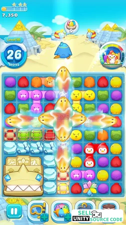 New Air Penguin Puzzle – Slide and Match Puzzle Game – SellUnitySourceCode.com - Image 7
