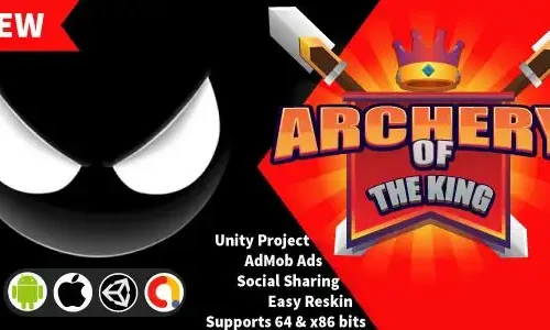 New Archery of The King – 3D Bow Shooting Unity Game + Admob – SellUnitySourceCode.com
