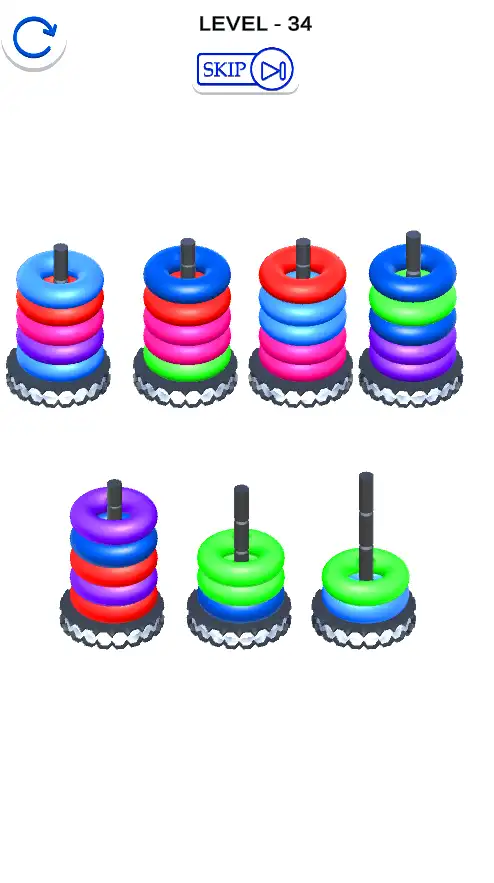 Hoop Stack 3D Puzzle SellUnitySourceCode - Image 2