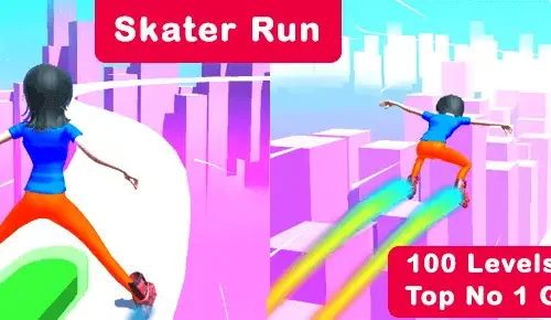 Skater Run – Trending Hyper Casual Game SellUnitySourceCode