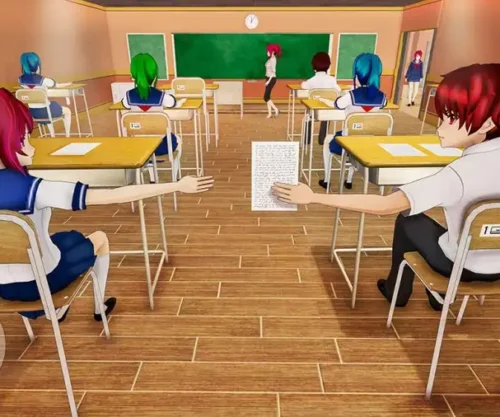 YUMI Anime High School Simulator 3D SellUnitySourceCode