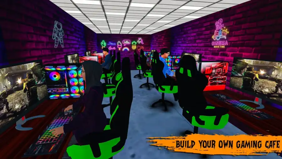 Internet Cyber Cafe Simulator SellUnitySourceCode - Image 5