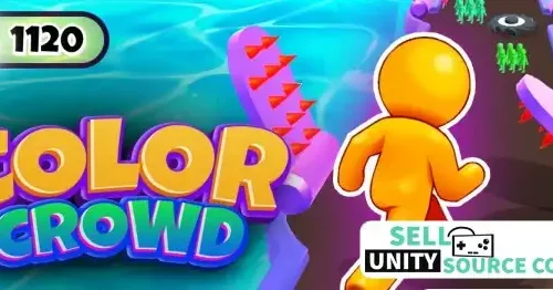 🏃‍♂️ Color Crowd – 3D Color Run & Battle Game | SellUnitySourceCode.com