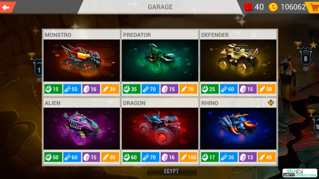 Mad Truck Challenge 4x4 Racing SellUnitySourceCode - Image 2