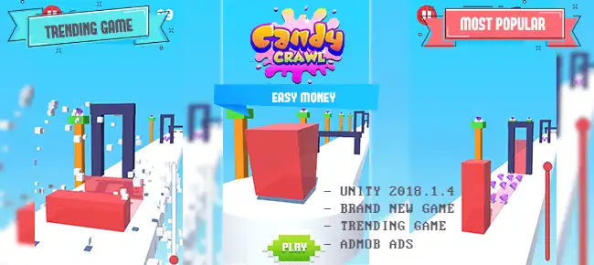 New Candy Crawl – Top Trending Game in Stores SellUnitySourceCode.com
