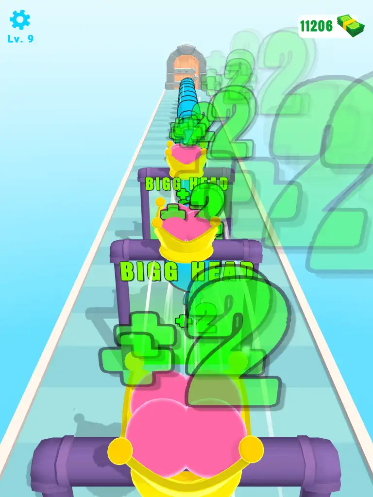New Fast Head 3D Runner – Hypercasual Fun Race Game SellUnitySourceCode.com - Image 8