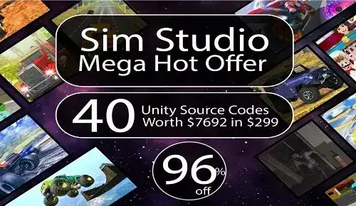 Sim Studio’s MEGA Hot Offer: 40 Unity 3D Games SellUnitySourceCode
